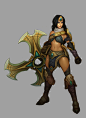 Sivir, The Battle Mistress - Visual Update, Michael Maurino : Sivir, The Battle Mistress, a character from League of Legends.
    
    Artwork copyright Riot Games.