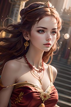 上海大魔王采集到中国彩色美女国画风