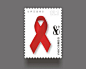 世界艾滋日邮票设计-陈绍华设计