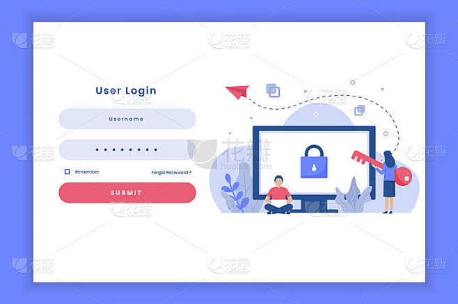 用户登录插图登陆页面