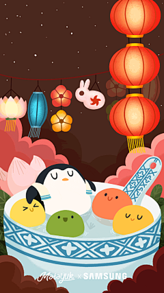 节日系列壁纸gif | 元宵节
