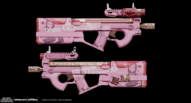 Call of Duty: Modern Warfare - P90 Kawaii , Jeremy Thurman : Textured ...