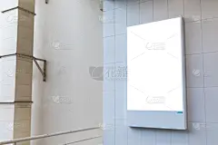 布告栏,空白的,新的,传媒,商务,空的,策略,边框,曙暮光