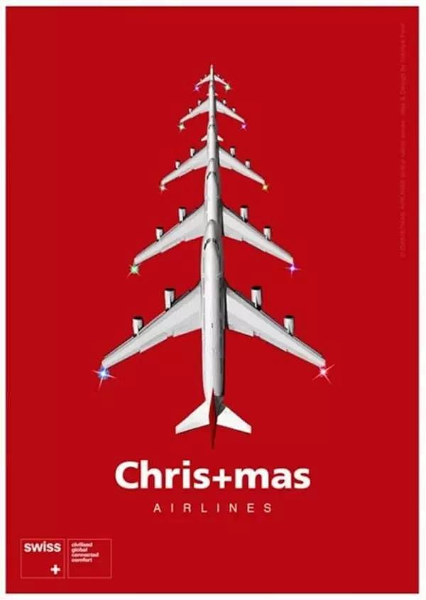 为了做张圣诞节海报，各大品牌也是费尽了心...