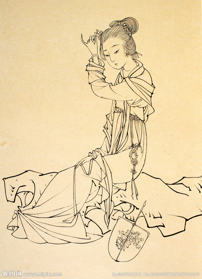 蔡岚（1917-1991）《人物国画微展...