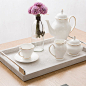 欧式创意长方形托盘餐具餐盘高档皮革日用水果盘茶具茶杯水杯盘子