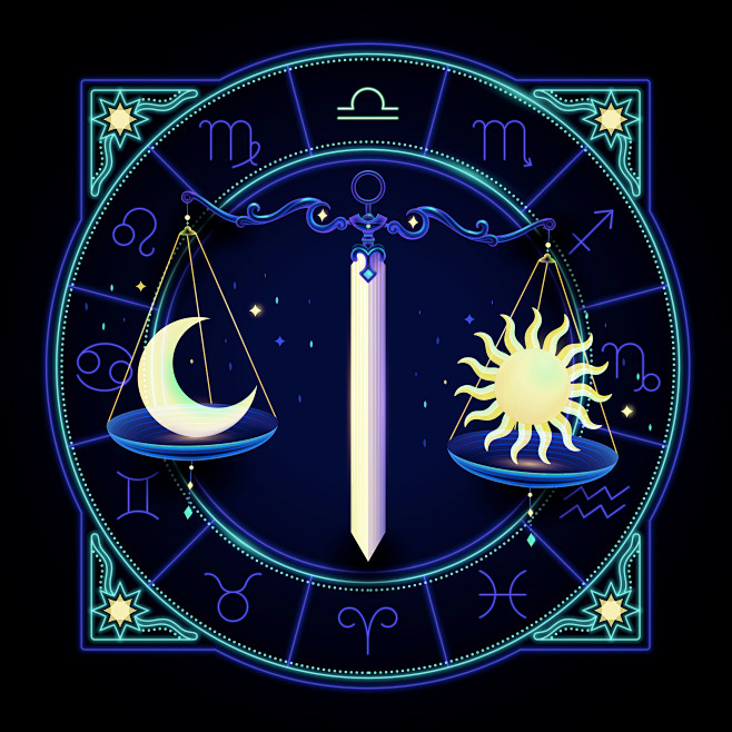Behance 上的 Neon Zodi...