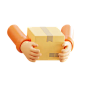 Parcel Delivery  3D Icon