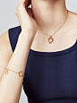 Byzantine Alhambra吊坠, 黄K金, Worn Alternative, Jewelry Pendent