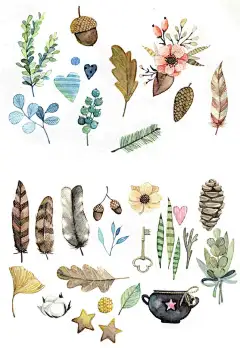 森系水彩手绘插画教程：森林物语-小可酱-微信读书 : 森系的色彩搭配清新温和，广泛受到大家的喜爱。森系的水彩作品犹如清新空气一样，给浮躁的我们带来些许清爽。这本书则正好迎合了大家的喜好，将森系的生活带给大家，你喜欢的森系的植物、动物、女孩、场景，书里面都有！ 本书共分为7个部分。Part 1介绍了水彩插画的绘制工具；Part 2则讲解了打造森系画风的各种元素的特点；Part 3则讲解了森系作品色彩搭配的基础知识；Part 4则讲解了水彩的一些基础技法和特殊技法；Part 5~Part 7是案例示范部分，给