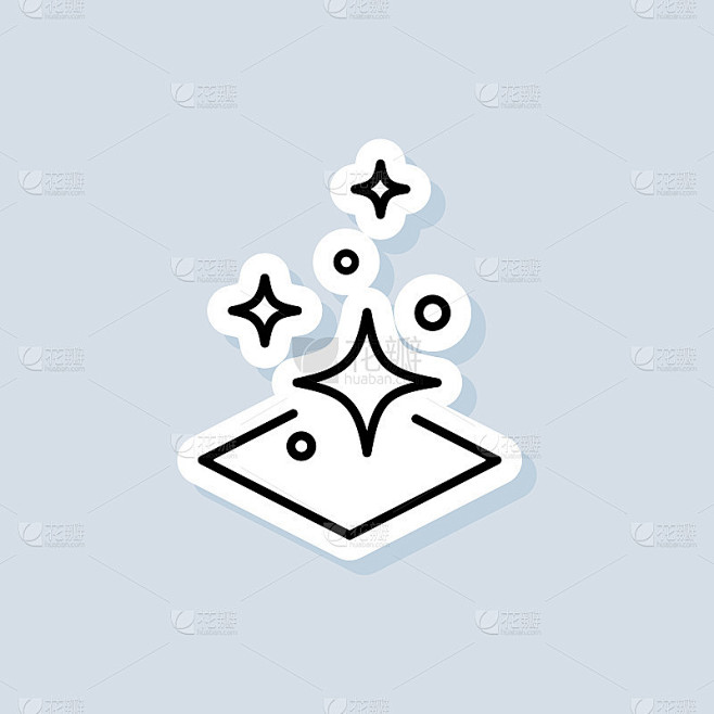 易于清洗的股票，标志，图标。向量。清洁表面的标志。清洁的标志。矢量在孤立的背景。每股收益10