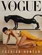《Vogue》杂志乌克兰版2018年6月刊封面，超模Taja Feistner