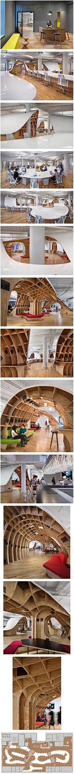 THE BARBARIAN GROUP 的新办公室 / CLIVE WILKINSON ARCHITECTS - 办公 - 室内设计师网 #办公#