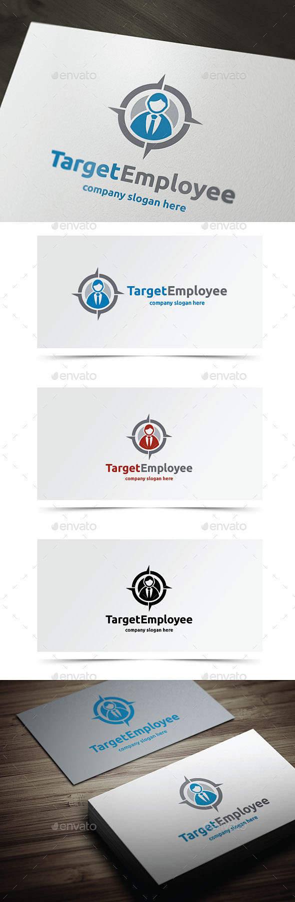 目标雇员——人类标志模板Target E...