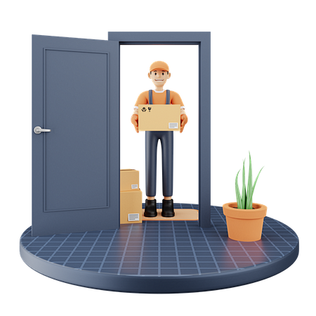 Courier Delivery arr...