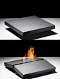 Fireplace on your Coffee Table by Porsche Studio Design ~ DesignDaily