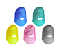 日本SONIC 硅胶防滑手指套 5色装 通气设计 进口指套