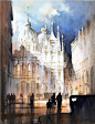 美国著名水彩画家 Thomas W. Schaller 绘画作品  |  thomasschaller.com ​​​​