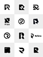 前卫logo设计分享|第16期字母R
