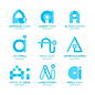 字母AI，logo标志矢量图设计素材