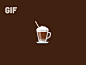 Dribbble - latte GIF by eye candy