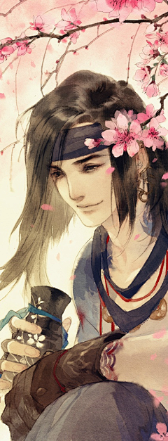 木尘Jun采集到水彩古风