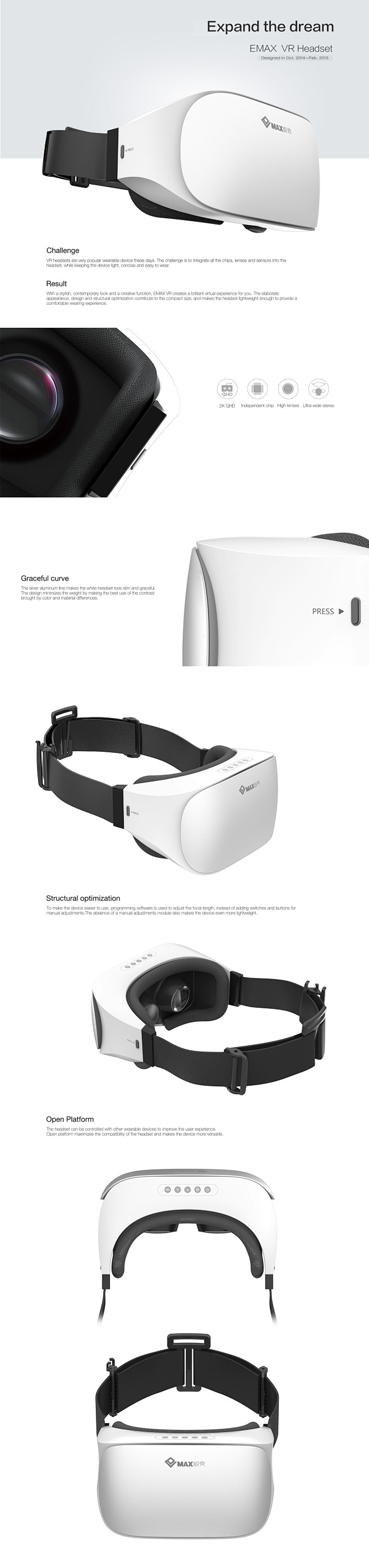 EMAX VR Headset : Wi...