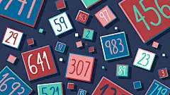 #插画# 回顾下去年这个时候的一个项目，我们四个插画师受英国卫报邀请将四位教授的线下演讲视觉化。每个教授有一个课题，每个插画师要为具体演讲内容画6张图作为演讲背景。我的拍档是牛津大学数学系教授Marcus，他的课题是如何把素数运用到网络安全中。图7 8 9是其他三组演讲。 ​​​​