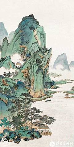 国马马采集到国画