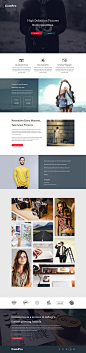 Free Camera Marketing Webpage Design PSD : Free Camera Webpage Design PSDThis PSD File is well layered, categorized, no images included.Free fonts used (roboto, arvo).Designed by:Ali Sayed