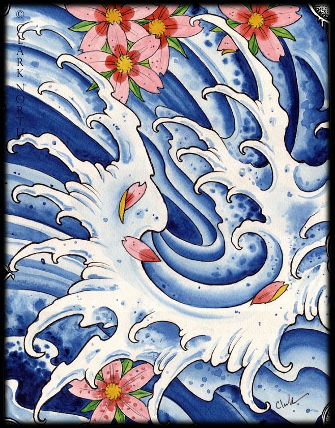 japanese flower tatt...