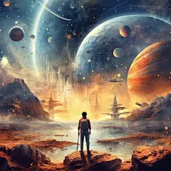﻿插图宇宙股票风格