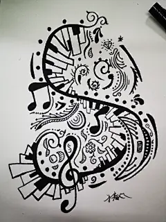 钢琴键