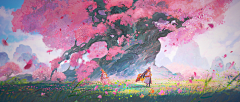 三道纹采集到场景     概设/构图/步骤/质感/颜色