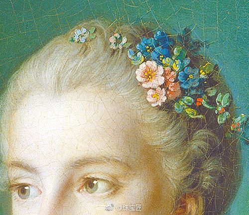 古典油画中，欧洲贵族女性的精美头饰。 ​...
