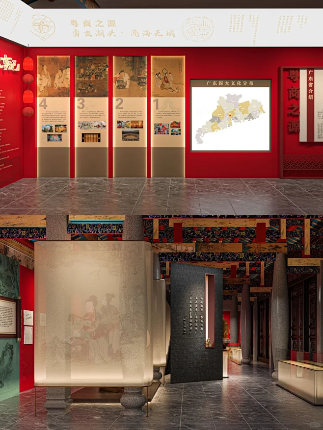 非遗传统文化 | 潮汕民俗馆·展馆设计-花瓣网