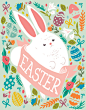 Flowers & Eggs : "Flowers & Eggs" Easter Collection available for Licensing