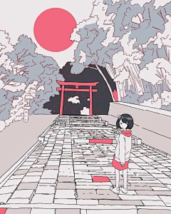 狸仙儿采集到插画