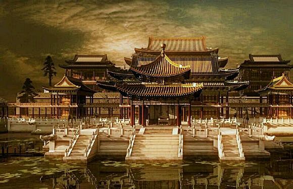 牡丹语宫殿楼阁风景环境古风图片古风图片吧百度贴吧