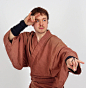 Traditional tekko tekkou with ties  ninja gauntlets image 1