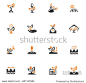 Gardening vector icons for user interface design