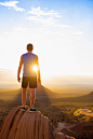 Caucasian man admiring Monument Valley, Utah, United States by Gable Denims on 500px