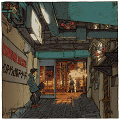 NIRVANA714采集到Behance 插画收集