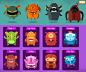 :::MonsterUp Adventures - Game Graphics::: : Game graphics and UI design for MonsterUp Adventures Windows Phone game.