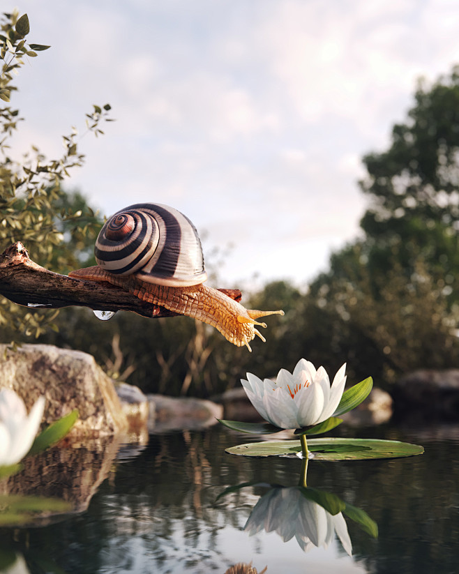 SNAIL LIFE. CGI