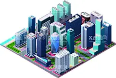 工业场景   - 源文件下载【酷图网】工业场景,空间切面,社区场景,立体空间插画,立体空间,城市社区插画,城市插画,社区插画,城市街道,高楼大厦,楼房,住宅区,小区楼房,城市社区