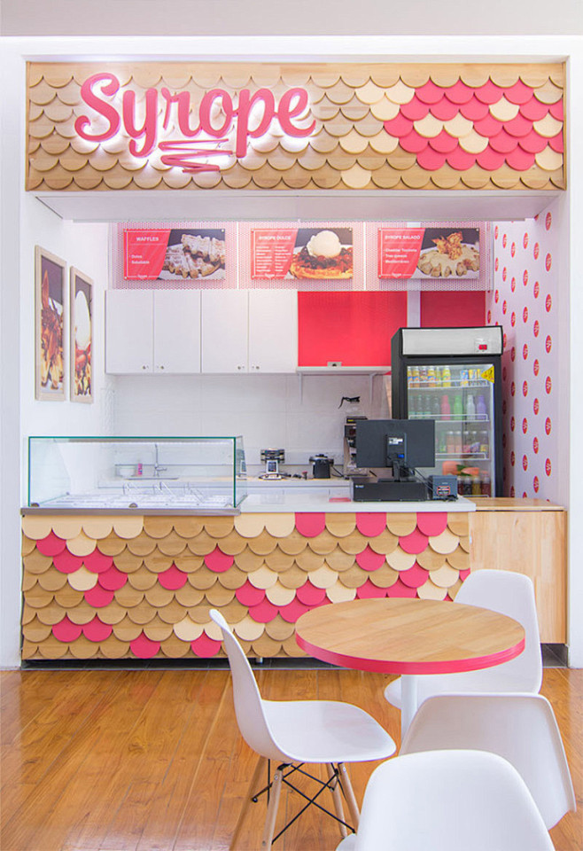 Syrope松饼店门面设计 ​​​​