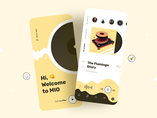 Music Player App Des...