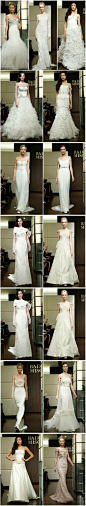 Badgley Mischka Fall 2013 Bridal Collection！