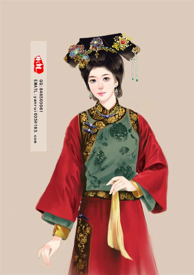 清装_涂鸦王国 原创绘画平台 www.p...